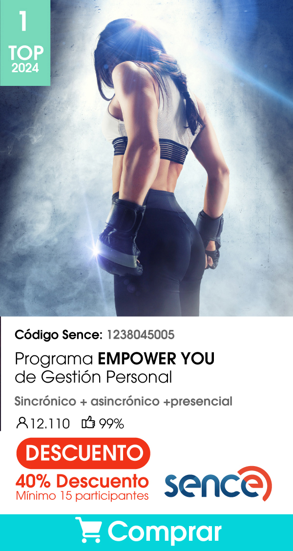 Tarjeta programa Empower You de Gestión Personal