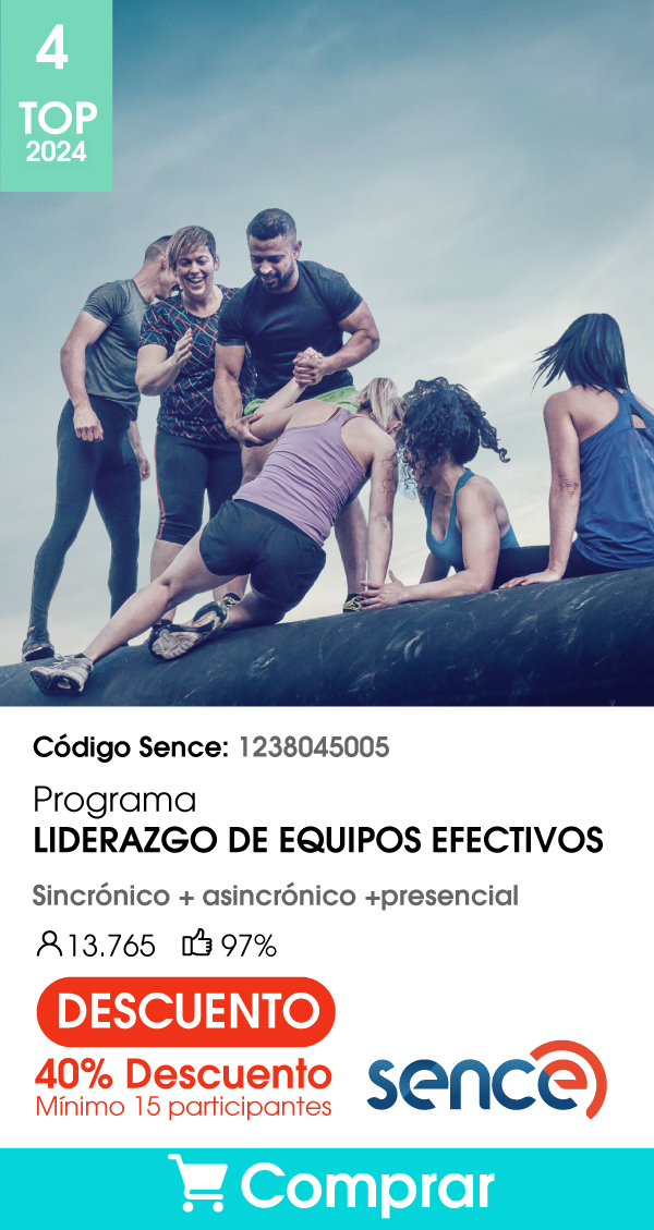 Tarjeta programa Liderazgo de Equipos Efectivos