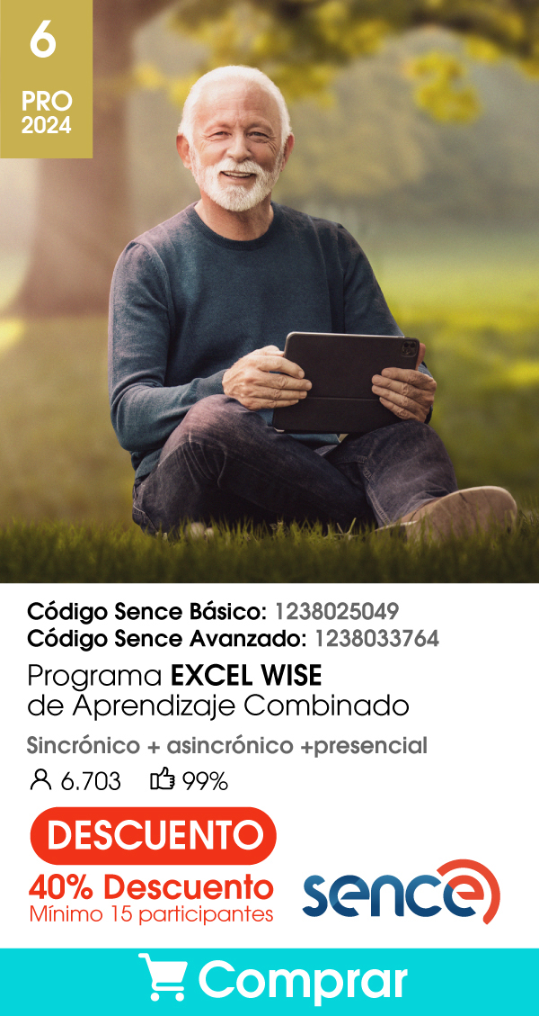 Tarjeta programa Wise Excel